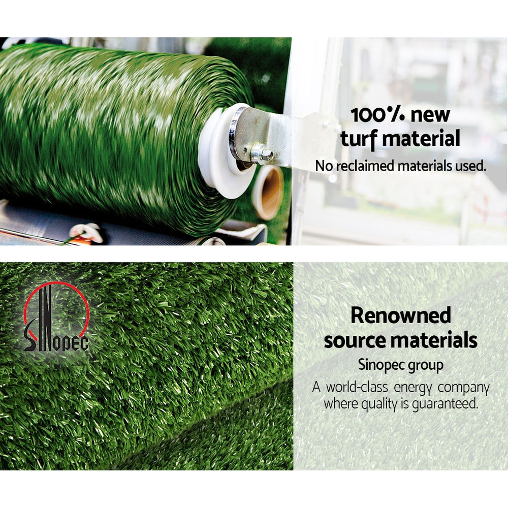 Prime Turf 1x20m Artificial Grass Synthetic Fake 20SQM Turf Lawn 17mm Tape