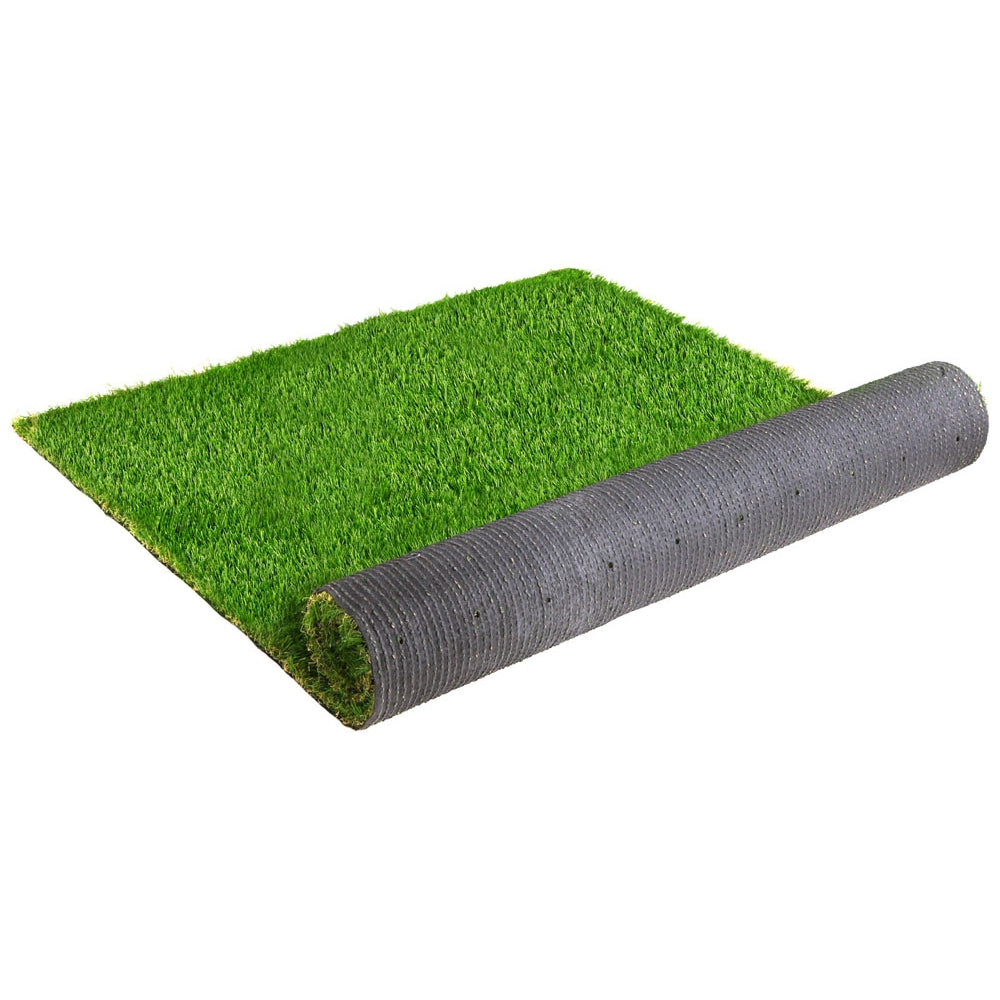 Prime Turf Artificial Grass 20SQM 20mm Synthetic Fake Lawn Turf Plant Plastic 4-coloured 1mx10m