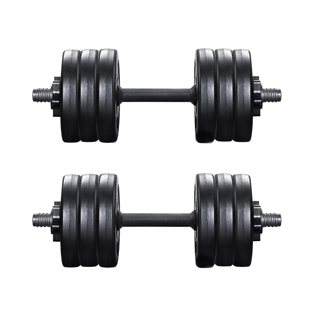 Everfit 32KG Dumbbells Dumbbell Set Weight Plates Home Gym Exercise