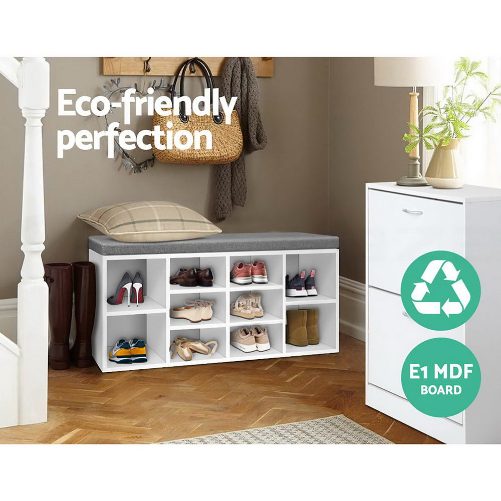 Artiss Shoe Rack Storage Cabinet Bench BOA