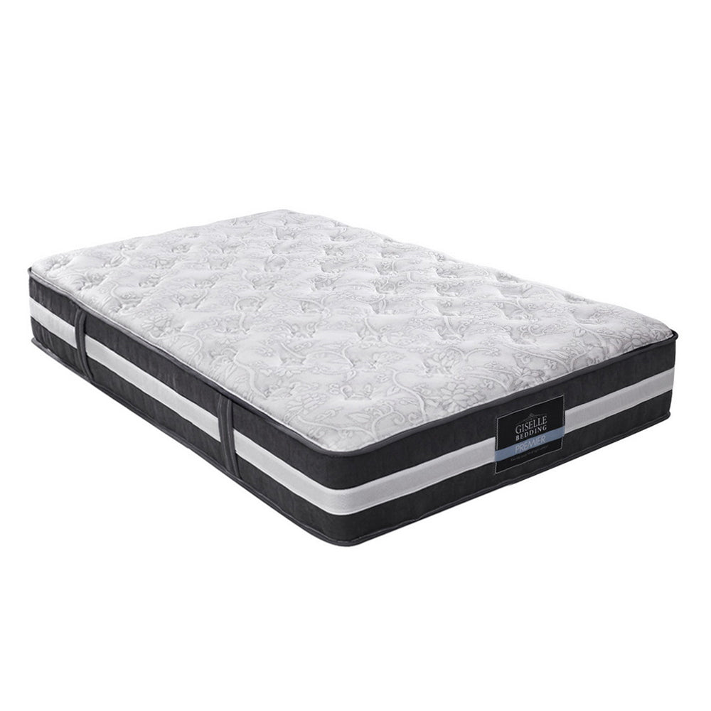 Giselle Bedding Lotus Tight Top Pocket Spring Mattress 30cm Thick Single
