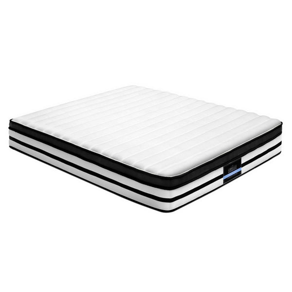 Giselle Bedding Rostock Euro Top Pocket Spring Mattress 27cm Thick Double