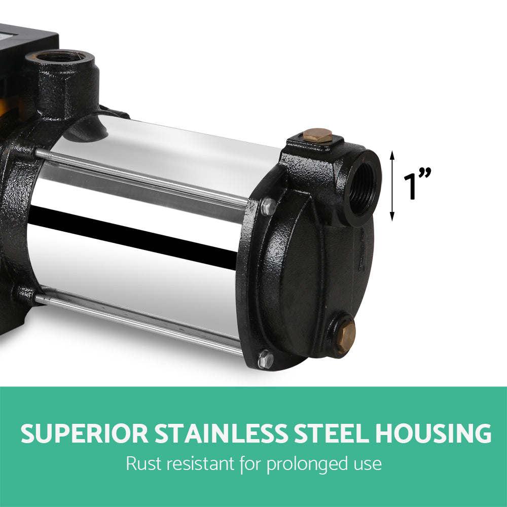 Giantz Garden Water Pump High Pressure 2500W 5-Stage Tank Irrigation Black