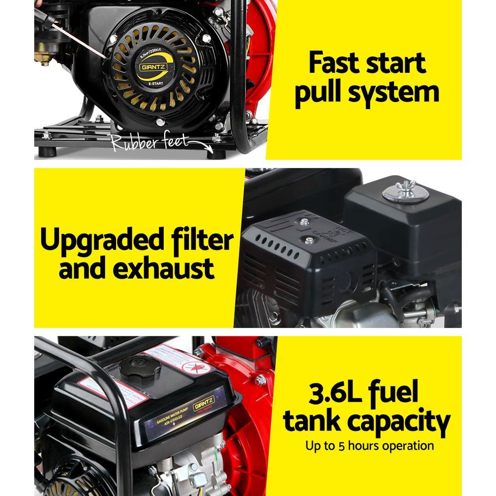 Giantz High Pressure Water Transfer Pump - Red