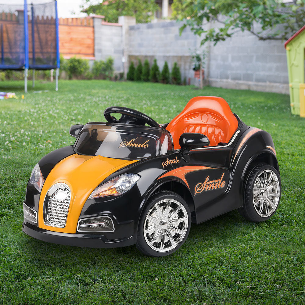 Rigo Kids Ride On Car - Black & Orange