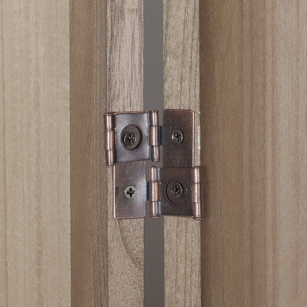 Artiss Silon Room Divider Screen Privacy Wood Dividers Stand 6 Panel Brown