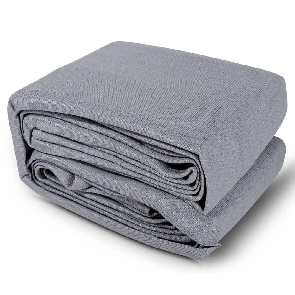 Instahut Sun Shade Sail Cloth Shadecloth Outdoor Canopy Square 280gsm 6x6m