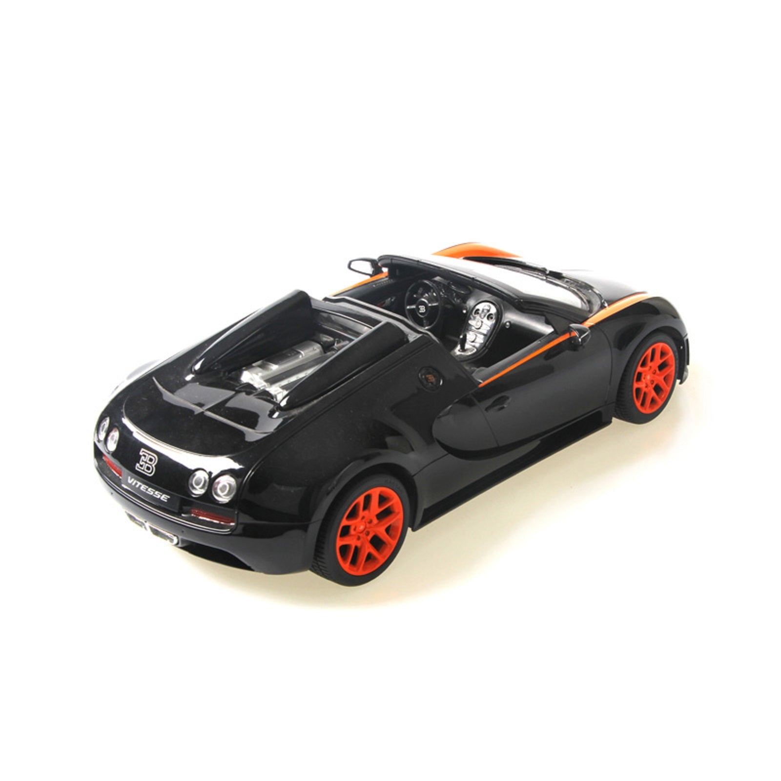 Remote Control Bugatti Grandsport Vitesse 1:14 Scale Black Brand New Sports Car Black