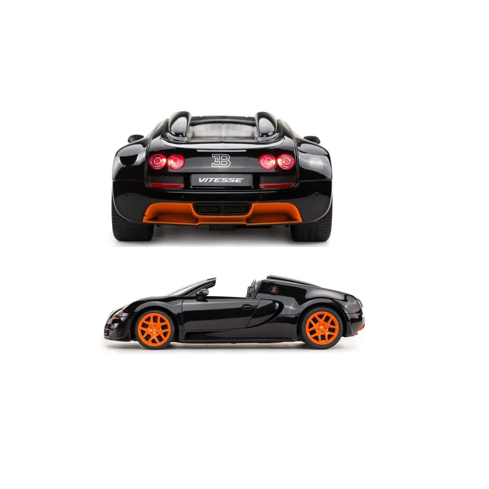 Remote Control Bugatti Grandsport Vitesse 1:14 Scale Black Brand New Sports Car Black