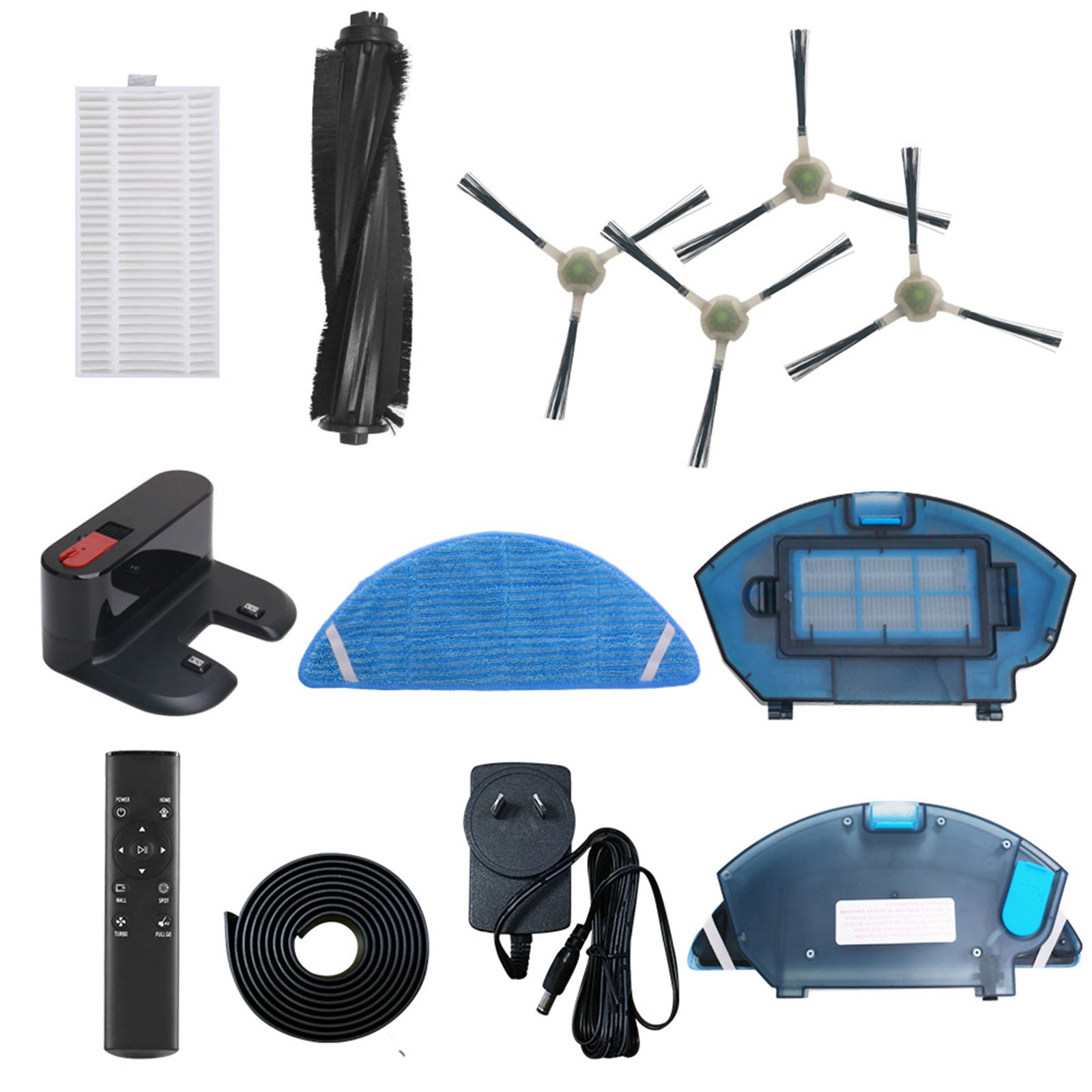 MyGenie XSonic Wifi Pro Robotic Vacuuum Cleaner Carpet Wet Dry Mopping Black Black