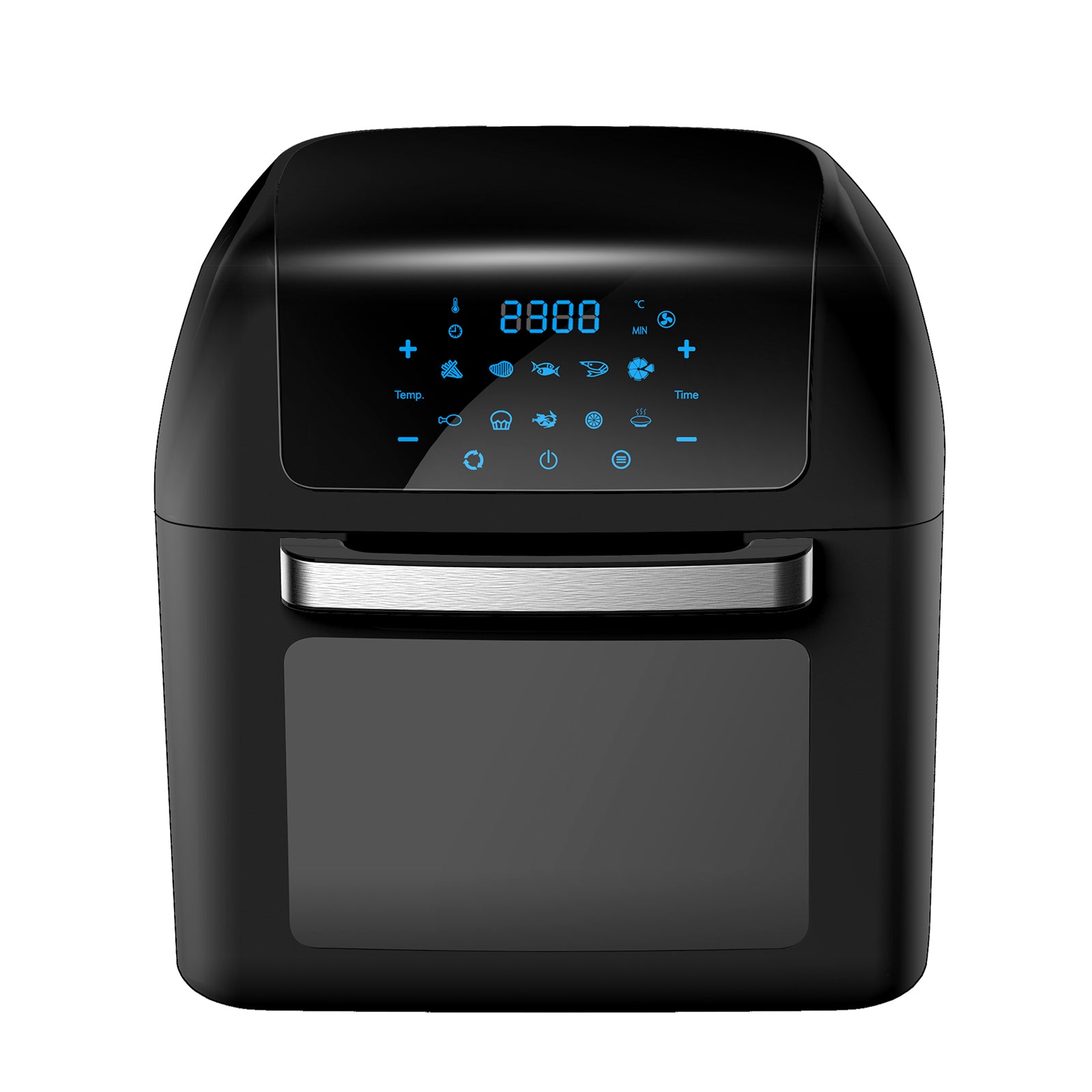 Kitchen Couture Healthy Options 13 Litre Air Fryer 10 Presets LCD Display Black Black 13 Litre