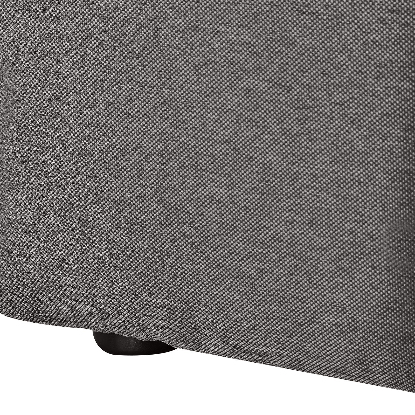 Milano Decor Valencia Mid Grey Bed Head Headboard Bedhead Upholstered - Queen - Mid Grey