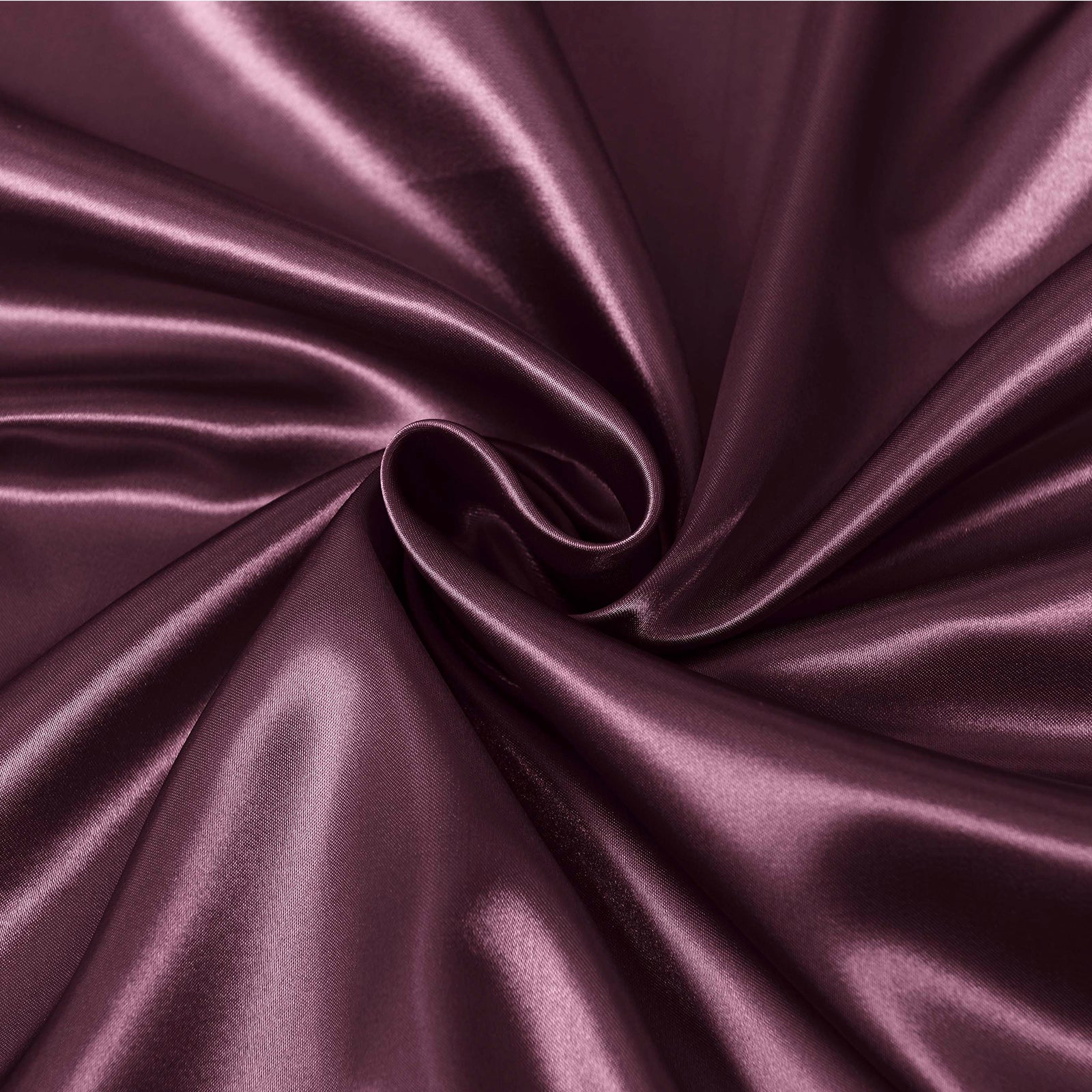 Royal Comfort Satin Sheet Set 4 Piece Fitted Flat Sheet Pillowcases - King - Malaga Wine