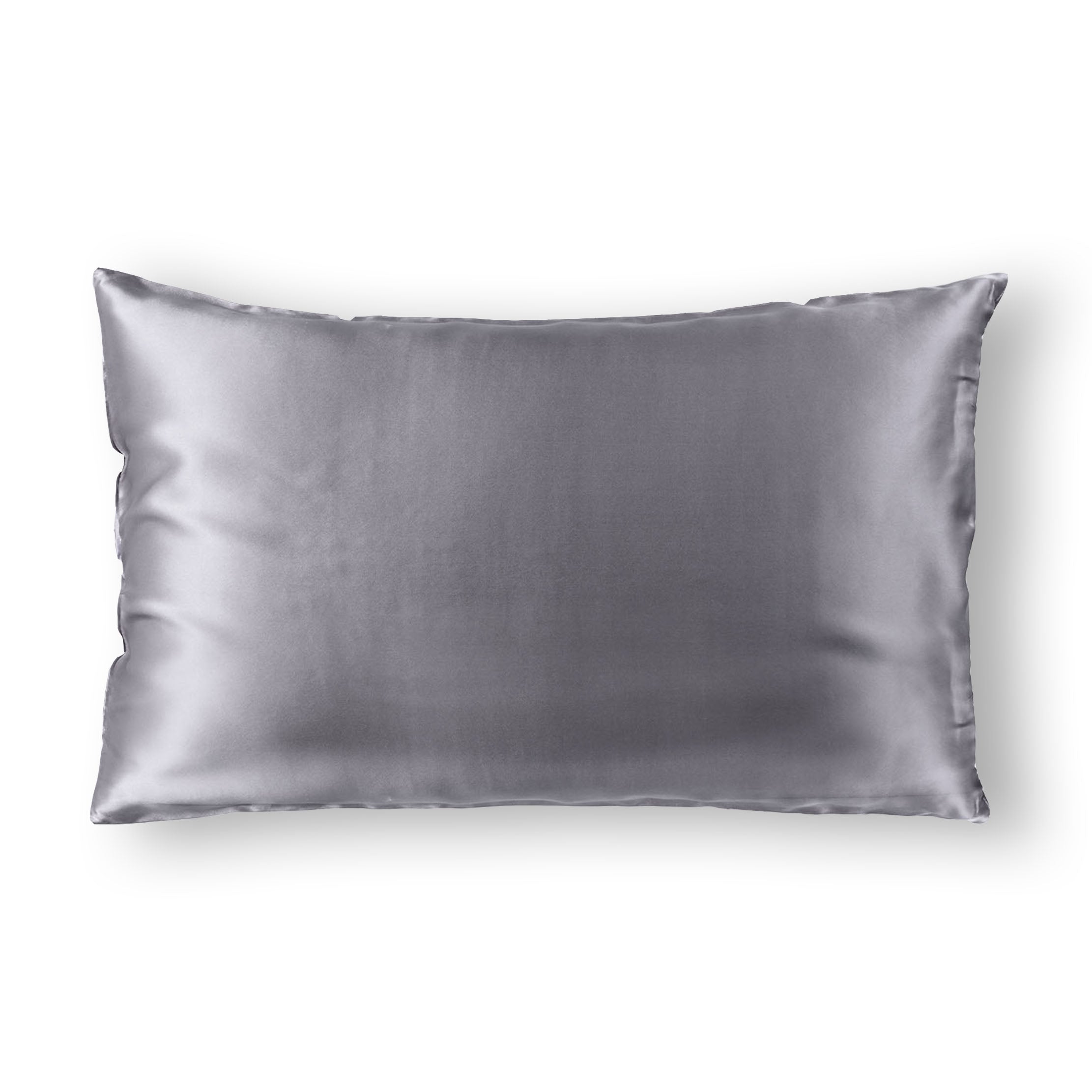 Royal Comfort Pure Silk Pillow Case 100% Mulberry Silk Hypoallergenic Pillowcase - Charcoal