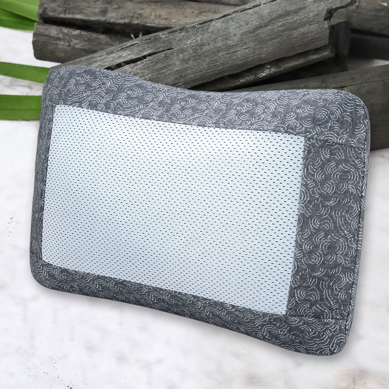 Royal Comfort Cool Gel Charcoal Infused High Density Memory Foam Pillow