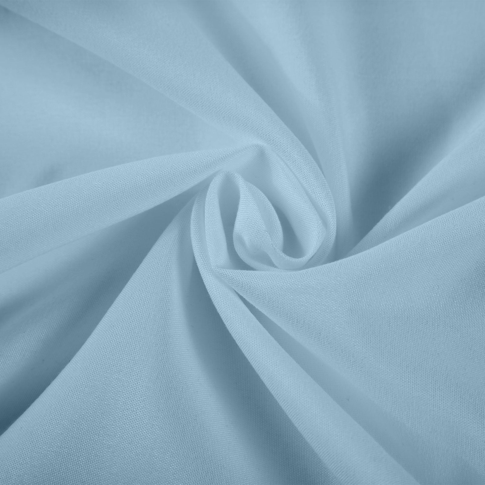 Royal Comfort 1200 Thread Count Sheet Set 4 Piece Ultra Soft Satin Weave Finish - Double - Sky Blue