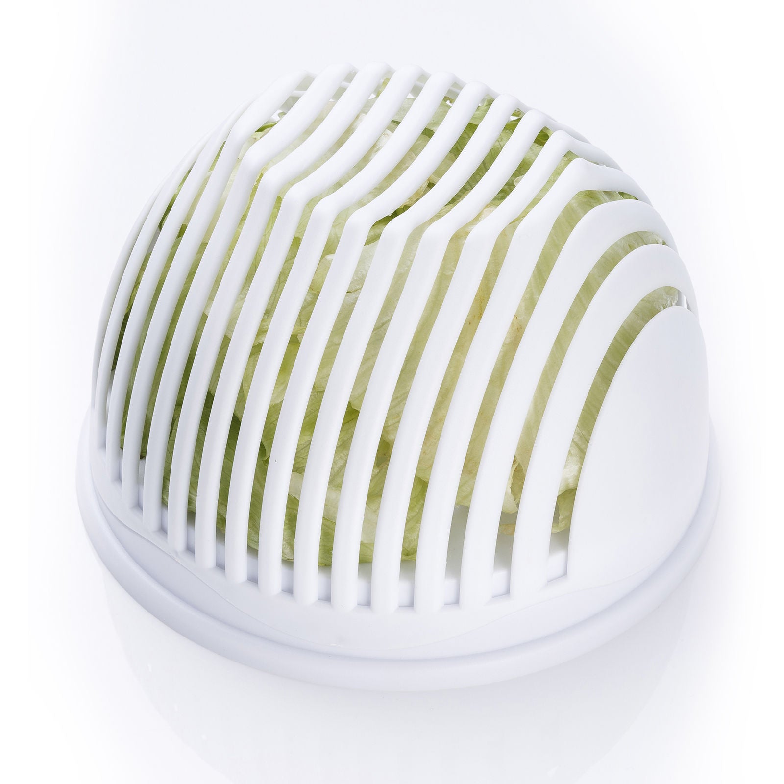 Instant Salad Maker Tool Easy Convenient Quick Healthy Vegetable Slicer White White