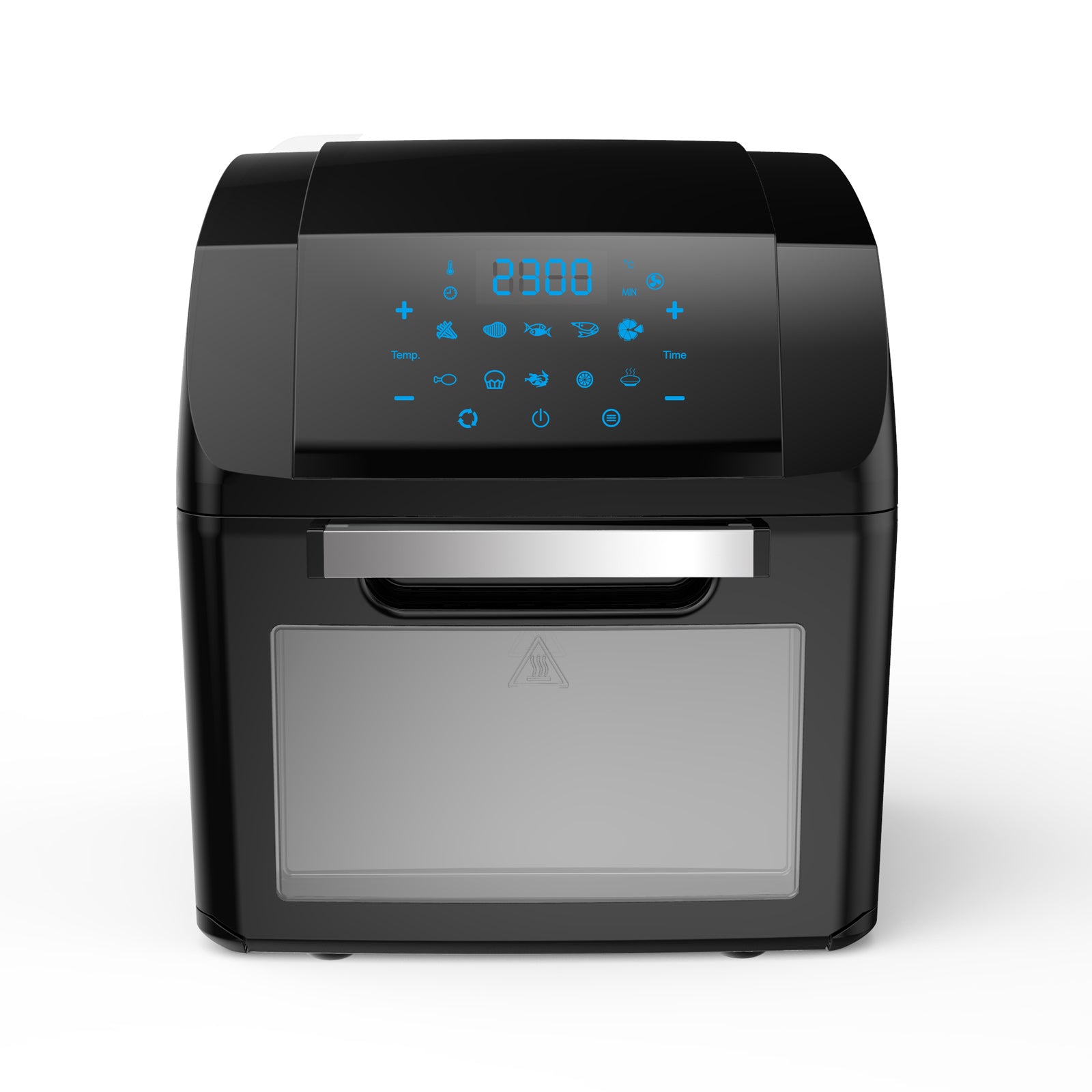 Kitchen Couture Air Fryer 14 Litre Multifunctional Digital Display Black Black 14 Litre