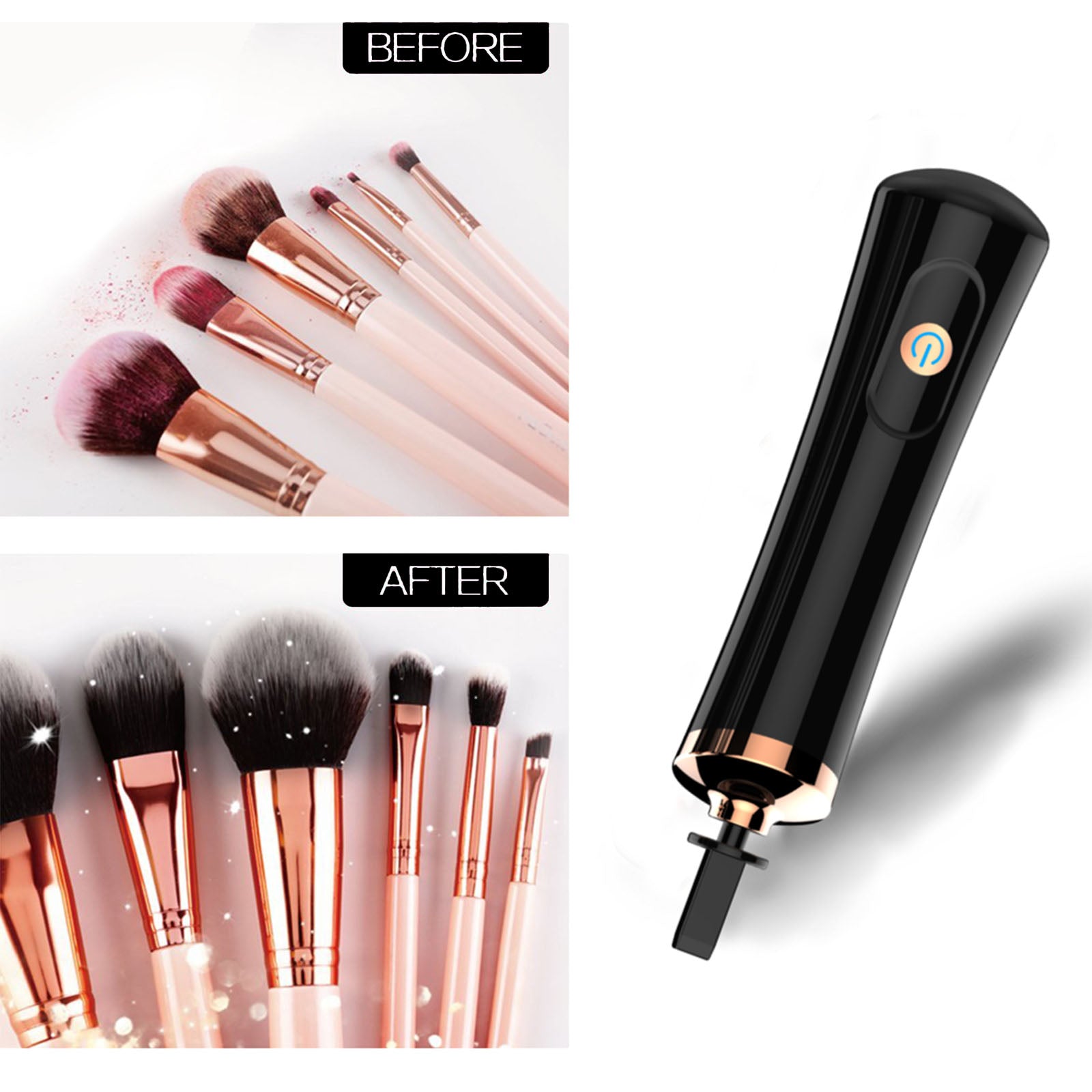 Paris Glam Makeup Brush Cleaner Electric Make-up Brush Cosmetic Cleanser & Dryer