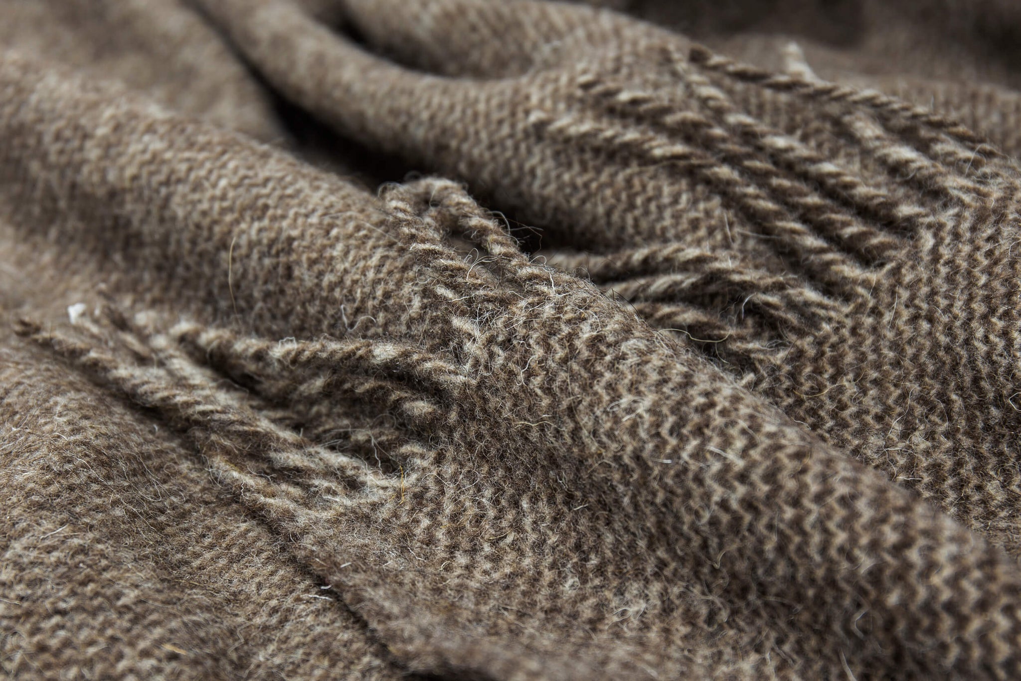 Cambridge Throw - 100% NZ Wool - Natural