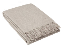 Cambridge Throw - 100% NZ Wool - Silver