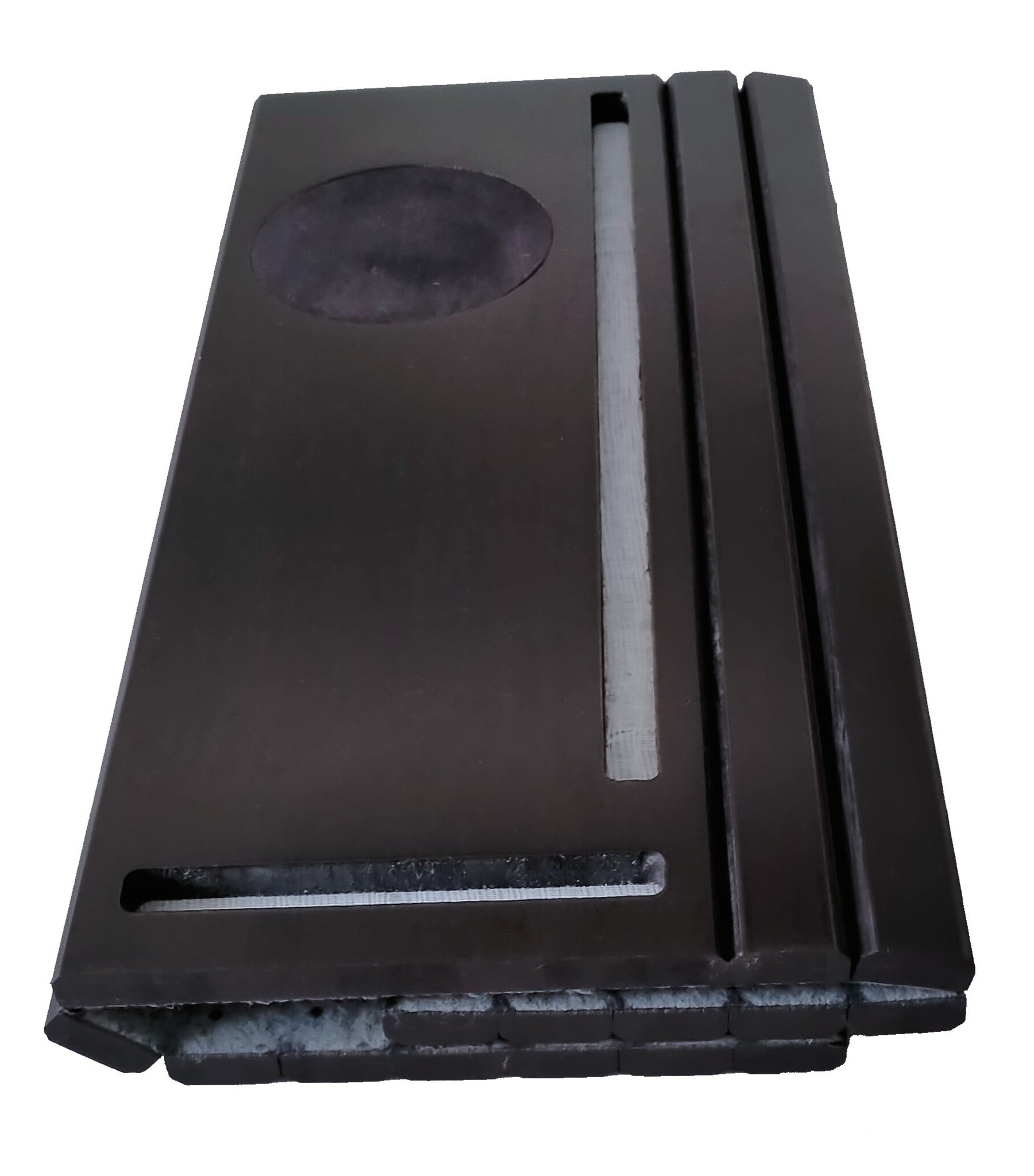 iPhone / iPad Coffee Table Tray Arm Rest Couch Sofa Tablet Stand - Black Bamboo