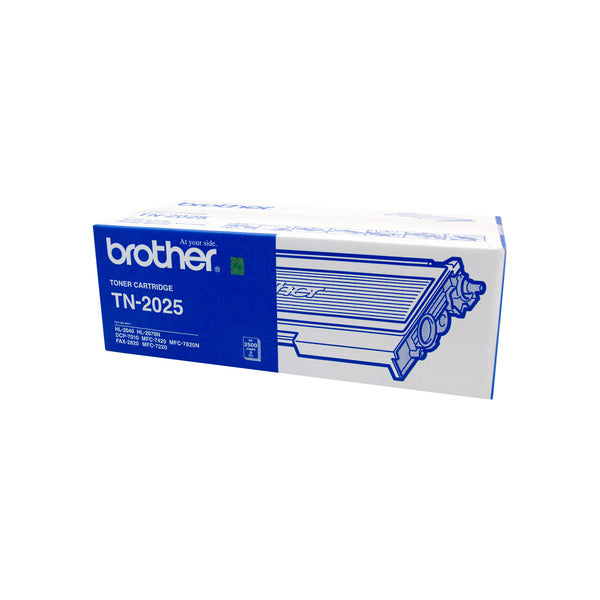 Brother TN-2025 Mono Laser Toner Cartridge, FAX-2820/2920, HL-2040/2070N, MFC-7220/7420/7820N- up to 2500 pages