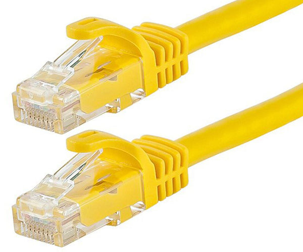 ASTROTEK CAT6 Cable 1m - Yellow Color Premium RJ45 Ethernet Network LAN UTP Patch Cord 26AWG-CCA PVC Jacket