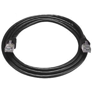CABAC 5m CAT6 RJ45 LAN Ethernet Network Black Patch Lead