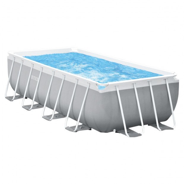 Intex 4.88m x 2.44m x 1.07m Prism Frame Rectangular Pool Set