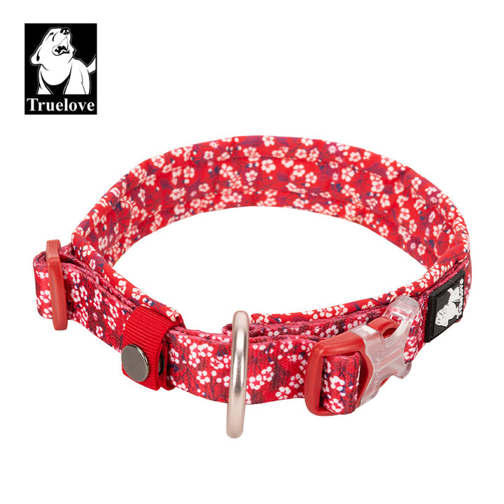 Floral Collar Poppy Red L