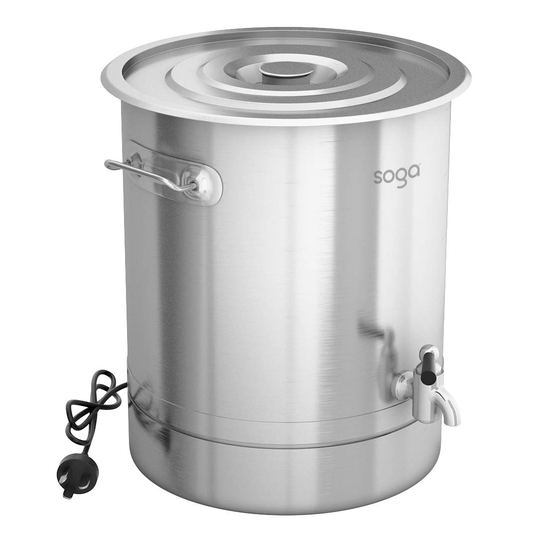 SOGA 2X 21L Stainless Steel URN Commercial Water Boiler 2200W