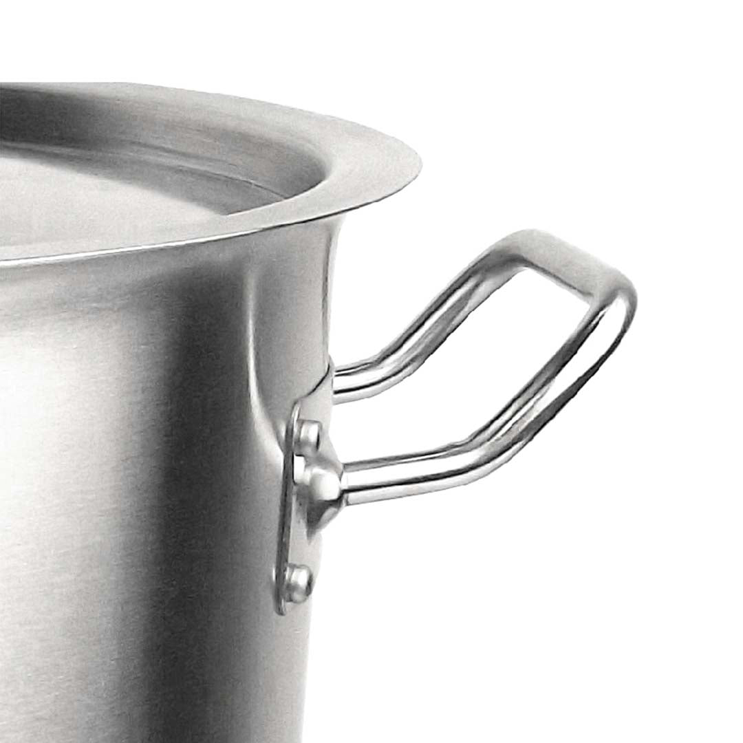 SOGA Stock Pot 14L Top Grade Thick Stainless Steel Stockpot 18/10