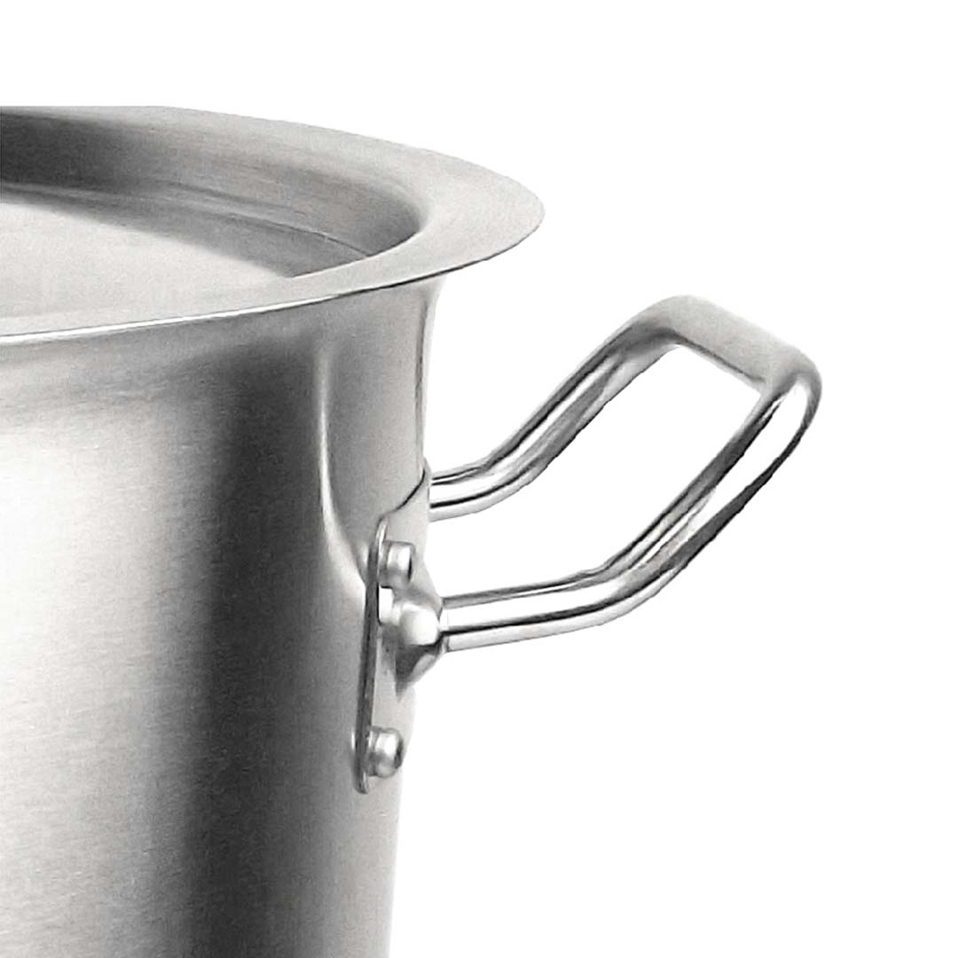 SOGA Stock Pot 17L Top Grade Thick Stainless Steel Stockpot 18/10