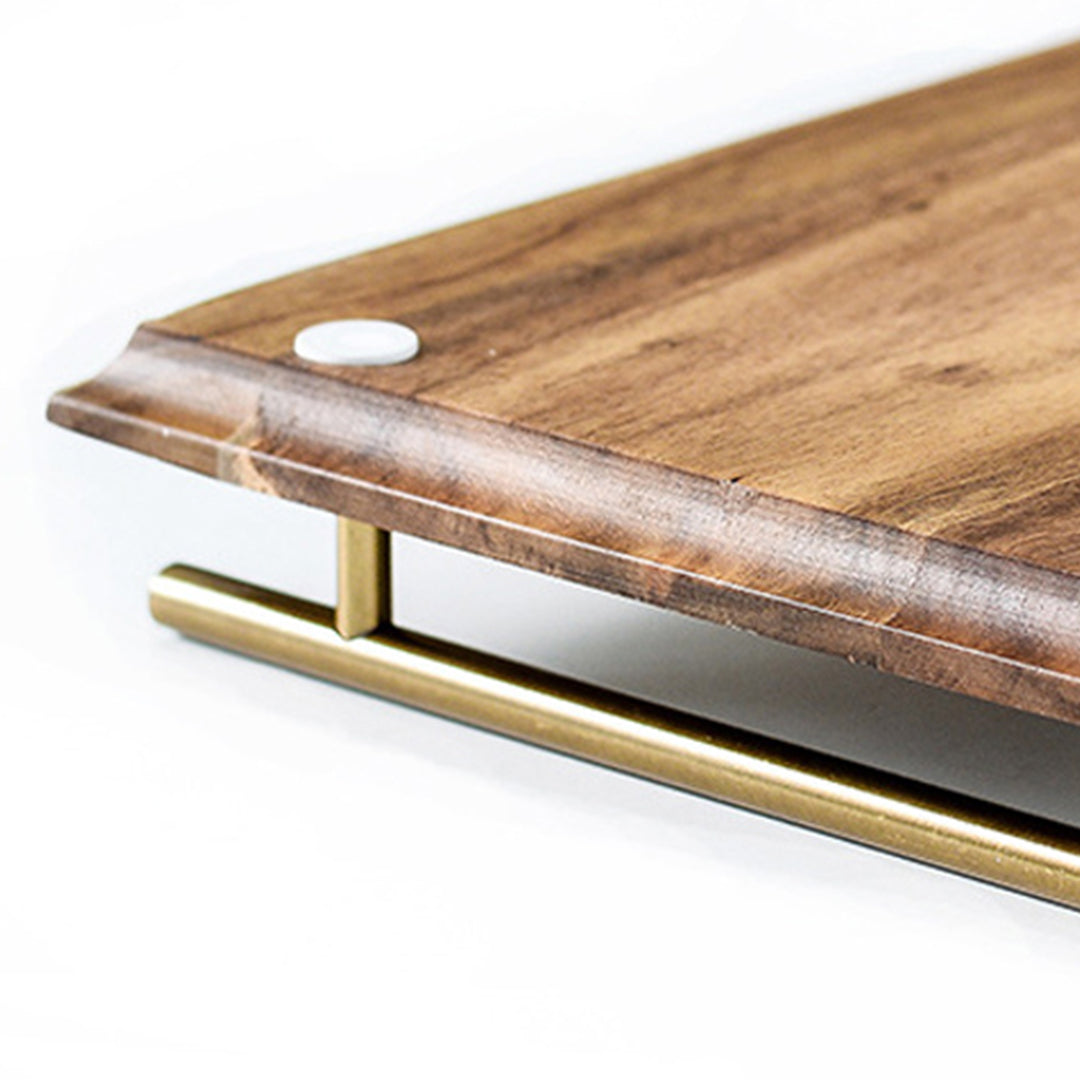 SOGA 2X 30cm Brown Rectangle Wooden Acacia Food Serving Tray Charcuterie Board Centerpiece Home Decor