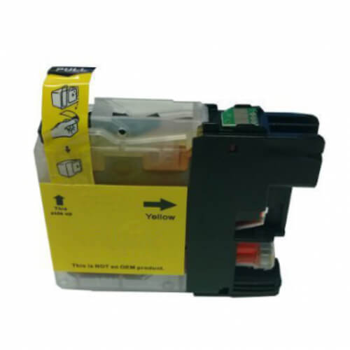 Compatible Premium Ink Cartridges LC133Y Yellow Cartridge - for use in Brother Printers