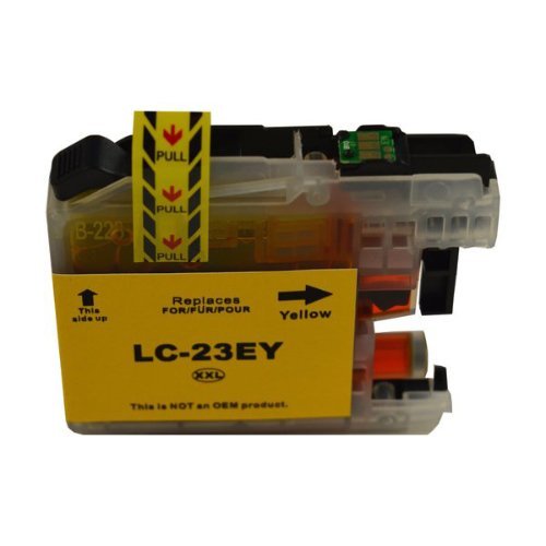 Compatible Premium Ink Cartridges LC23EC Yellow Cartridge - for use in Brother Printers