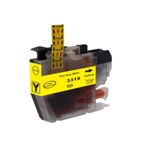 Compatible Premium Ink Cartridges LC3319XLY High Yield Yellow Ink - for use in Brother Printers