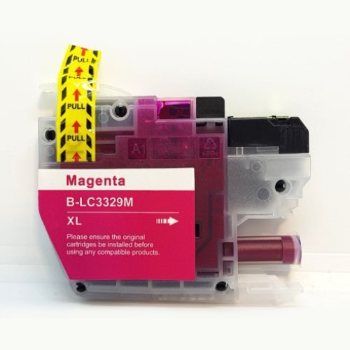 Compatible Premium Ink Cartridges LC3329XLM High Yield Magenta Ink - for use in Brother Printers