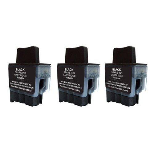 Compatible Premium Ink Cartridges LC47BK Black Triple Pack - for use in Brother Printers