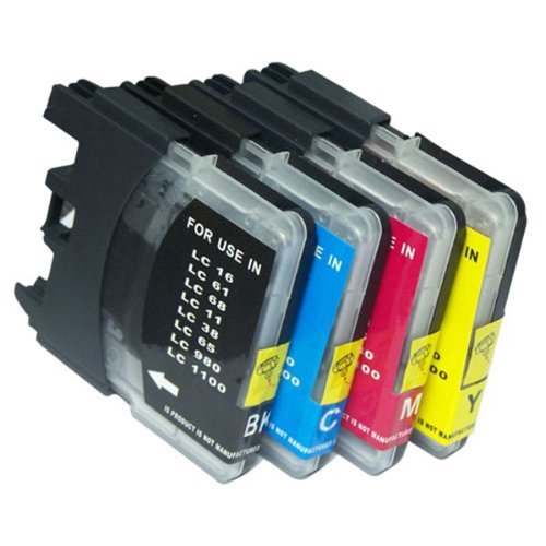 Compatible Premium Ink Cartridges LC67 / LC38 Set of 4 - Bk/C/M/Y - for use in Brother Printers