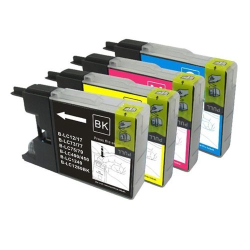 Compatible Premium Ink Cartridges LC73 Set of 4 Inks - Bk/C/M/Y - for use in Brother Printers