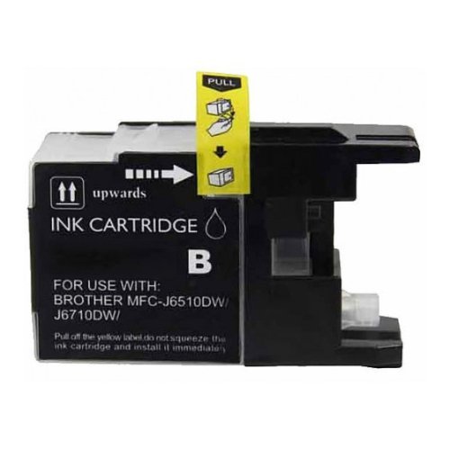 Compatible Premium Ink Cartridges LC77BK Black Cartridge - for use in Brother Printers