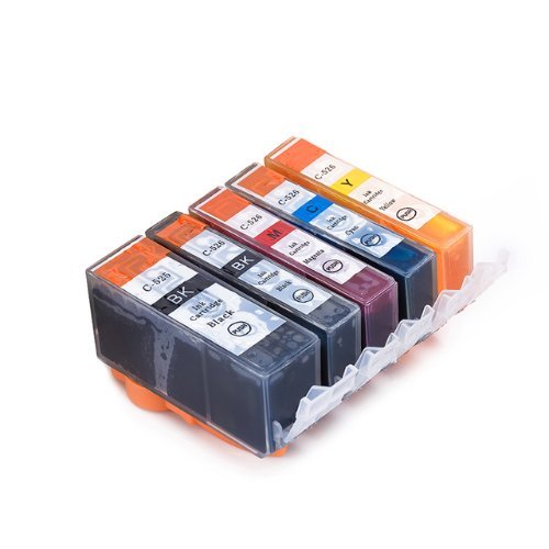 Compatible Premium Ink Cartridges CLI526 Bundle - 5 Cartridges **save!** - for use in Canon Printers