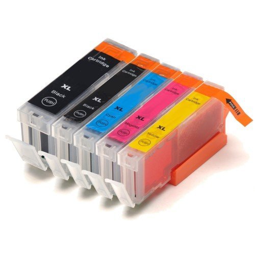 Compatible Premium Ink Cartridges PGI650XL + CLI651XL Bundle - 5 Cartridges - for use in Canon Printers