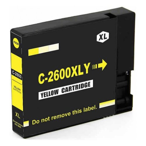 Compatible Premium Ink Cartridges PGI2600XLY XL Yellow Ink - for use in Canon Printers