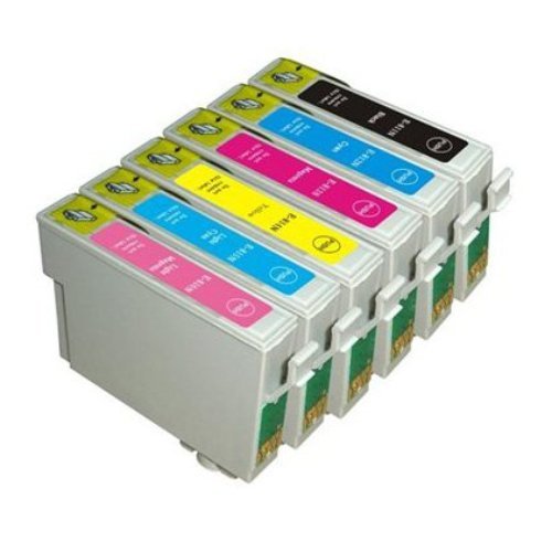 Compatible Premium Ink Cartridges T049x Cartridge Set of 6 (Bk/C/M/Y/Lc/Lm) - for use in Epson Printers