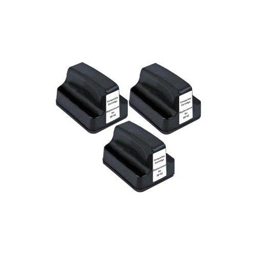 Compatible Premium Ink Cartridges 02 Black Triple Pack - for use in HP Printers