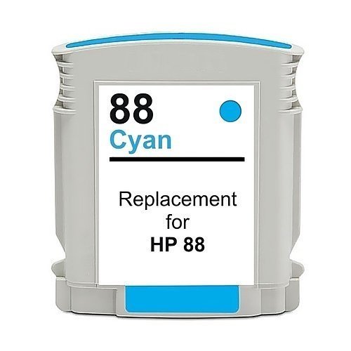 Compatible Premium Ink Cartridges 88XL Cyan High Capacity Ink (C9391A) - for use in HP Printers