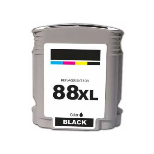 Compatible Premium Ink Cartridges 88XL Black High Capacity Ink (C9396A) - for use in HP Printers